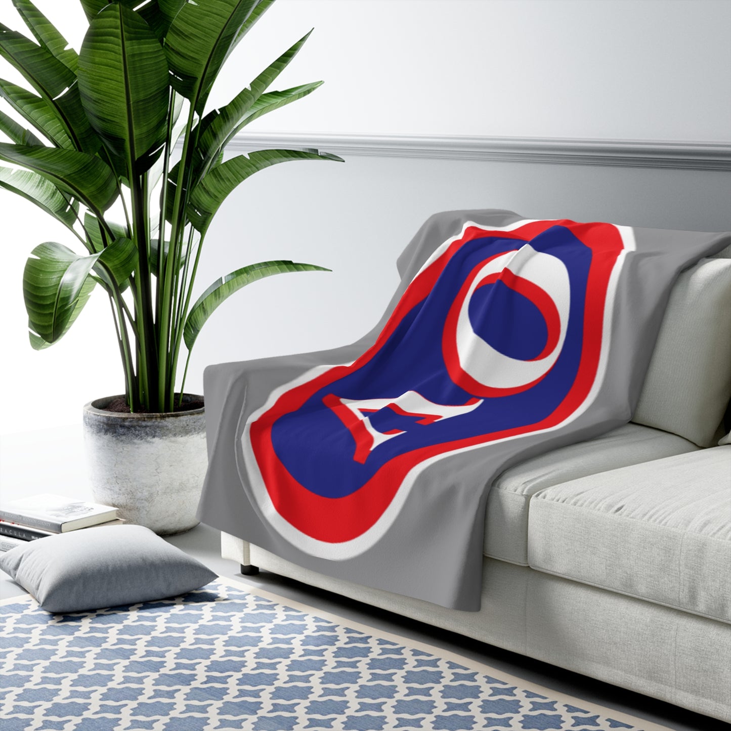 OV Team Sherpa Fleece Blanket