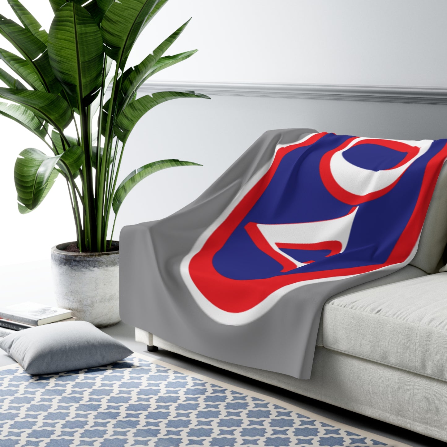OV Team Sherpa Fleece Blanket